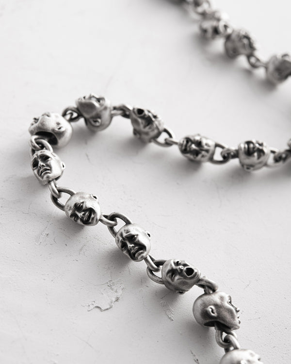 Silver bracelet FACES