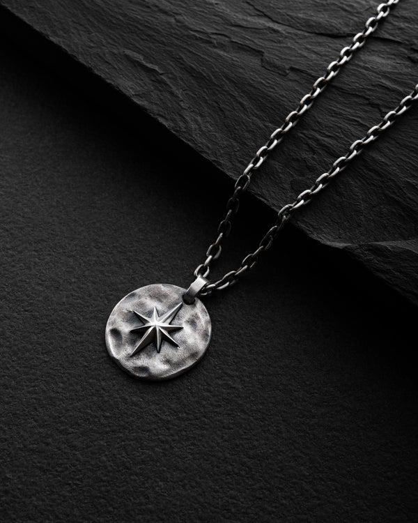 Silver pendant WINDROSE