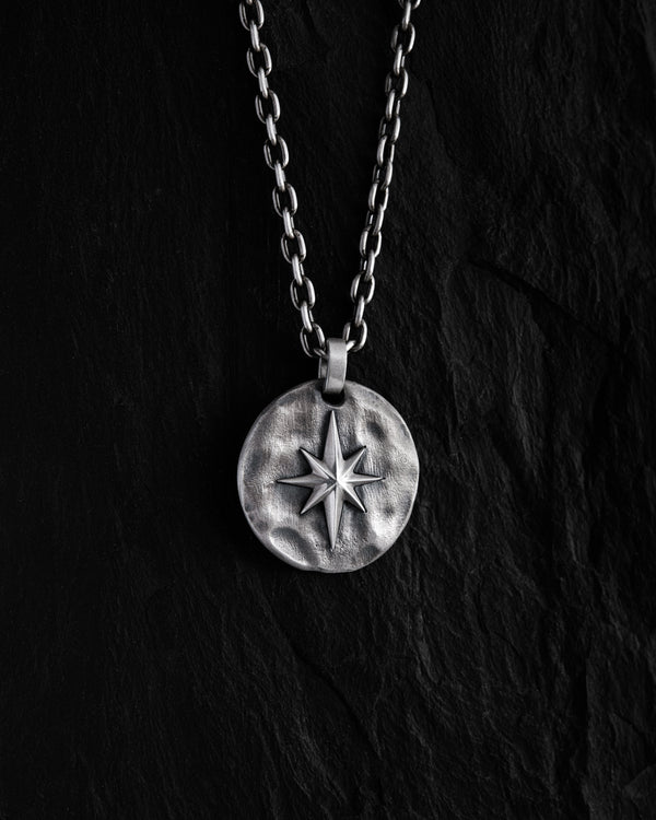 Silver pendant WINDROSE