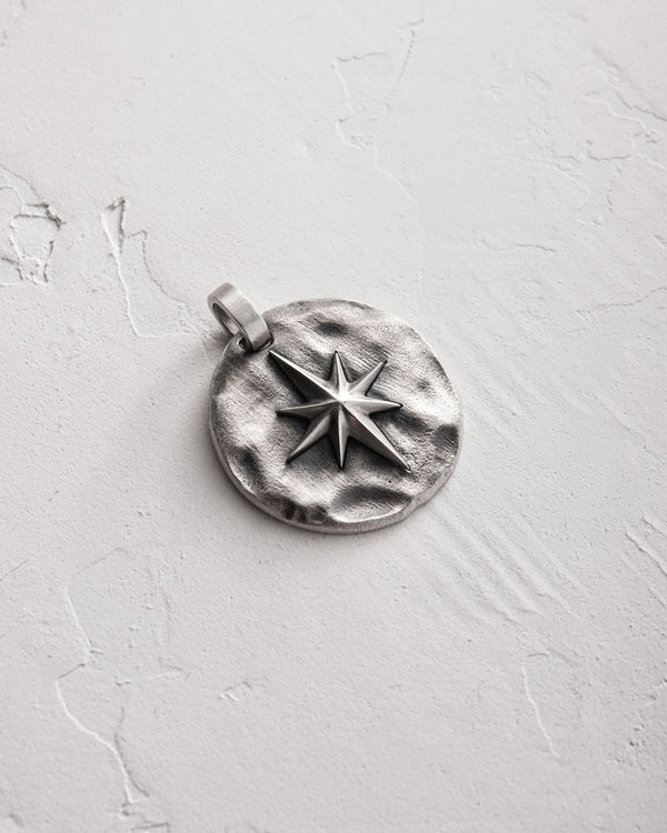 Silver pendant WINDROSE