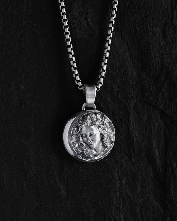 Silver pendant MOON