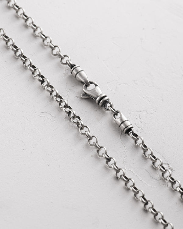 Silver cross INNER DUALITY with chain
