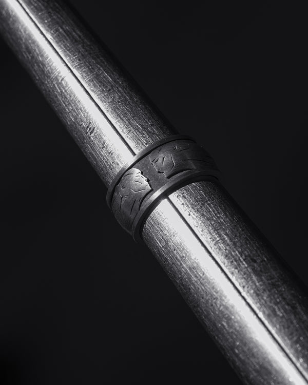 Silver ring ONE FORM — ANOTHER REALITY