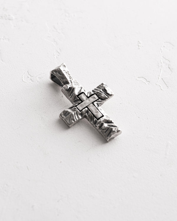 Silver cross INVICTUS