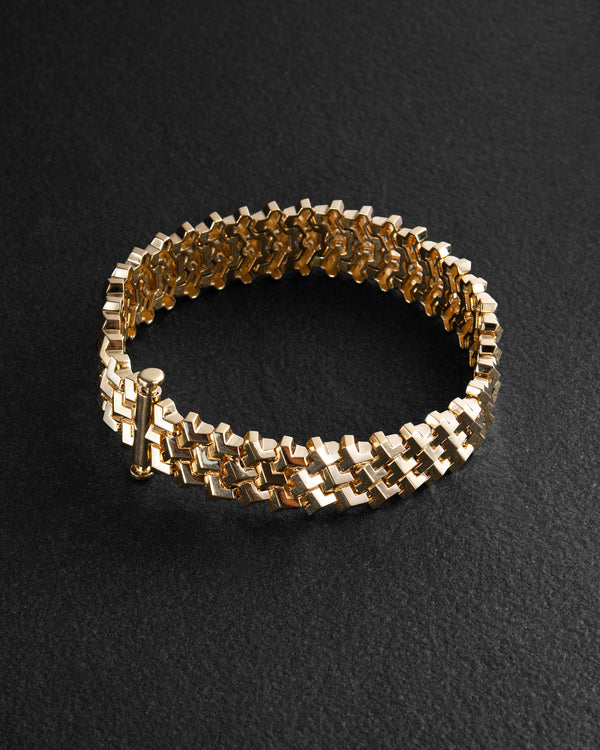 Bracelet DOOLHOF (14k yellow gold)