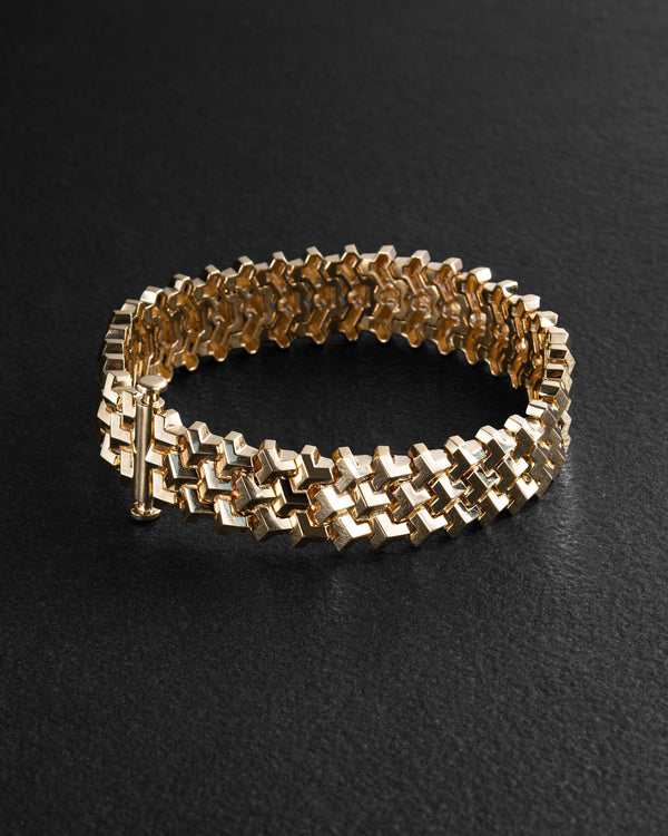 Bracelet DOOLHOF (14k yellow gold)