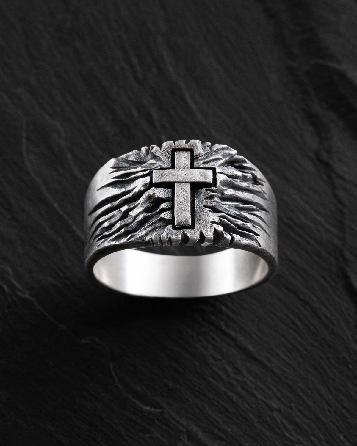 Ring IN FIDE — 925er Sterlingsilber — Hauptansicht
