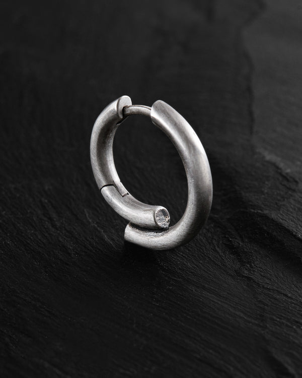 Silver hoop earring VALG mini