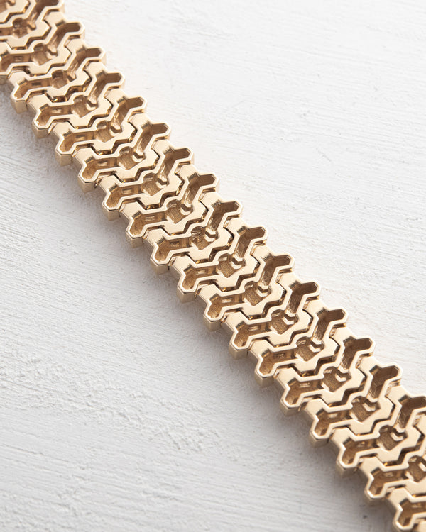 Bracelet DOOLHOF (14k yellow gold)