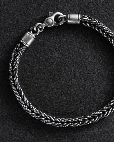 Silver bracelet INTRECCIO