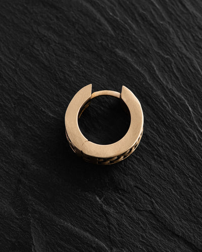 Earring - ring DEJAVU (14k yellow gold)