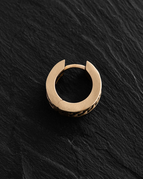 Earring - ring DEJAVU (14k yellow gold)