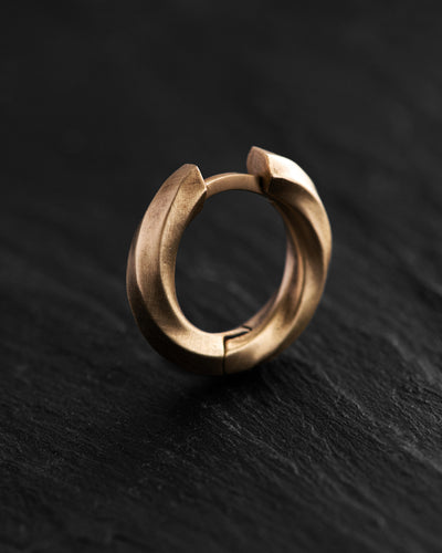 Earring - ring VIR (14k yellow gold)