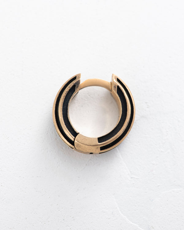 Earring - ring FOCUS (14k yellow gold)