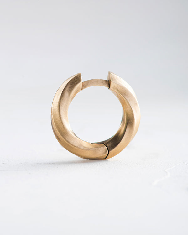 Earring - ring VIR (14k yellow gold)
