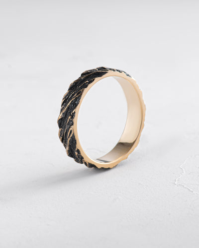 Ring KRIGER — 14 Karat Gelbgold — Ansicht 2