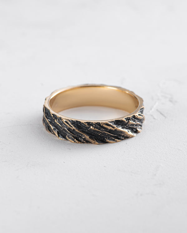 Bague KRIGER — or jaune 14 carats — vue 3