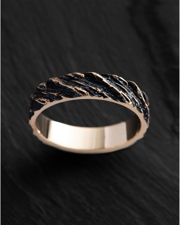 Bague KRIGER — or jaune 14 carats — vue 4