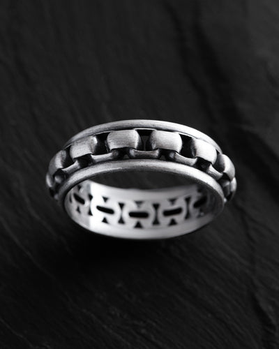 Silver ring ENDURING