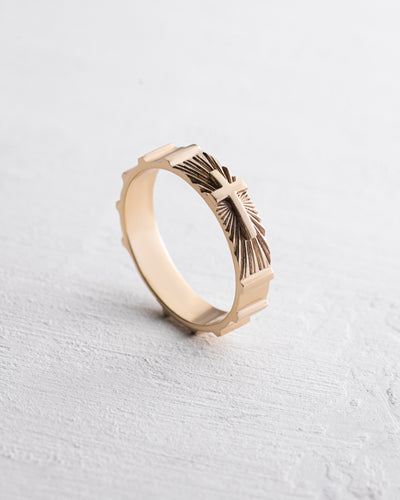 Sõrmus BELIEVER (14k yellow gold)