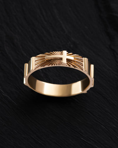 Sõrmus BELIEVER (14k yellow gold)
