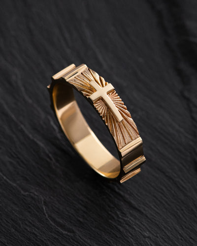 Sõrmus BELIEVER (14k yellow gold)