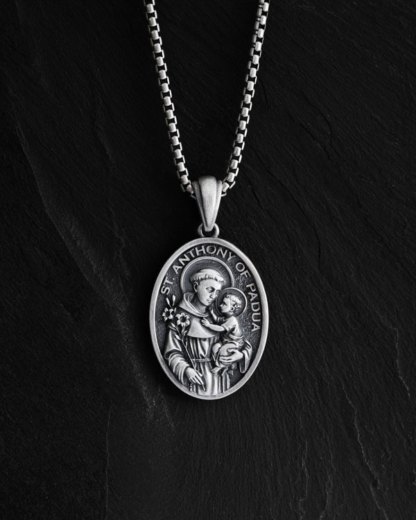 Silver pendant SAINT ANTHONY OF PADUA — pilt 1