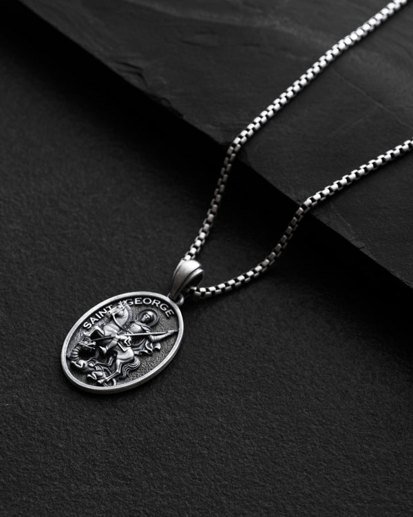 Silver pendant SAINT GEORGE
