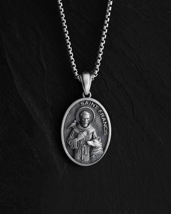 Silver pendant SAINT FRANCIS