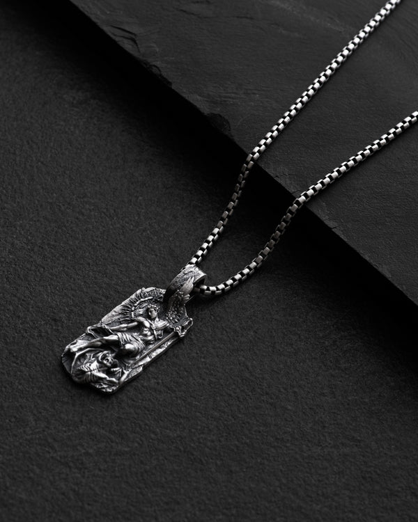 Silver pendant SAINT MICHAEL mini