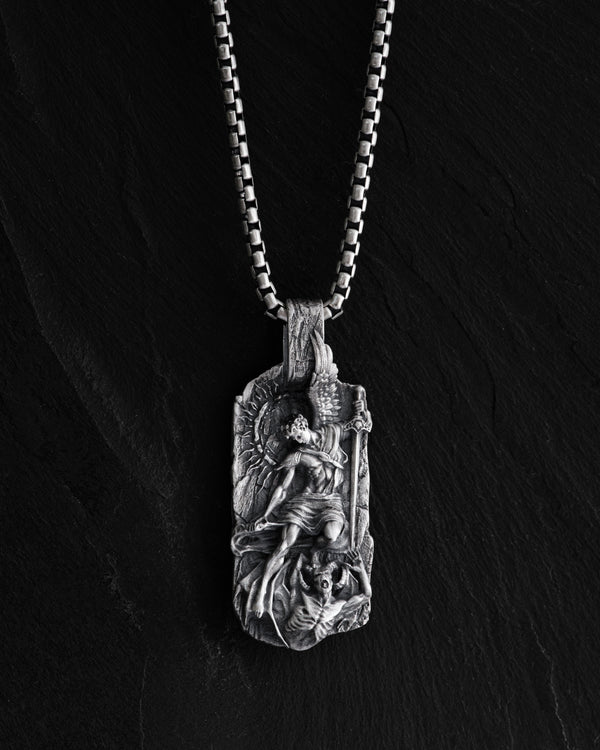 Silver pendant SAINT MICHAEL mini