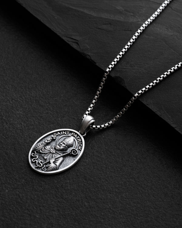Silver pendant SAINT PATRICK