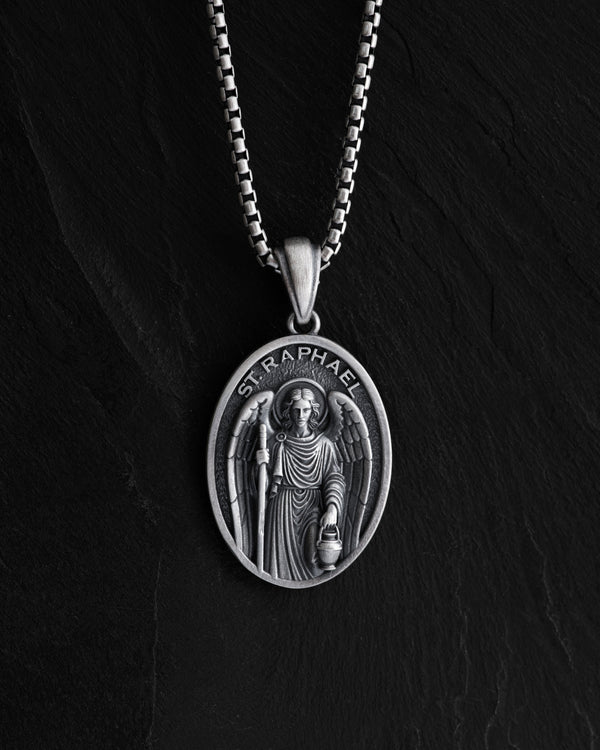 Silver pendant SAINT RAPHAEL