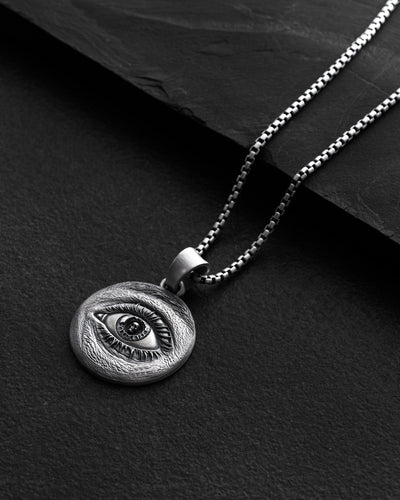 Silver pendant EYE