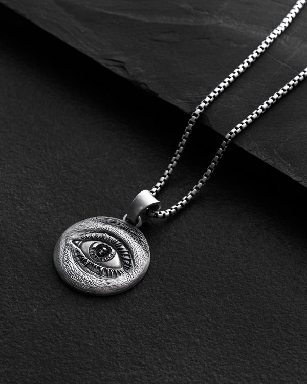 Silver pendant EYE