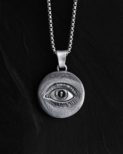 Silver pendant EYE