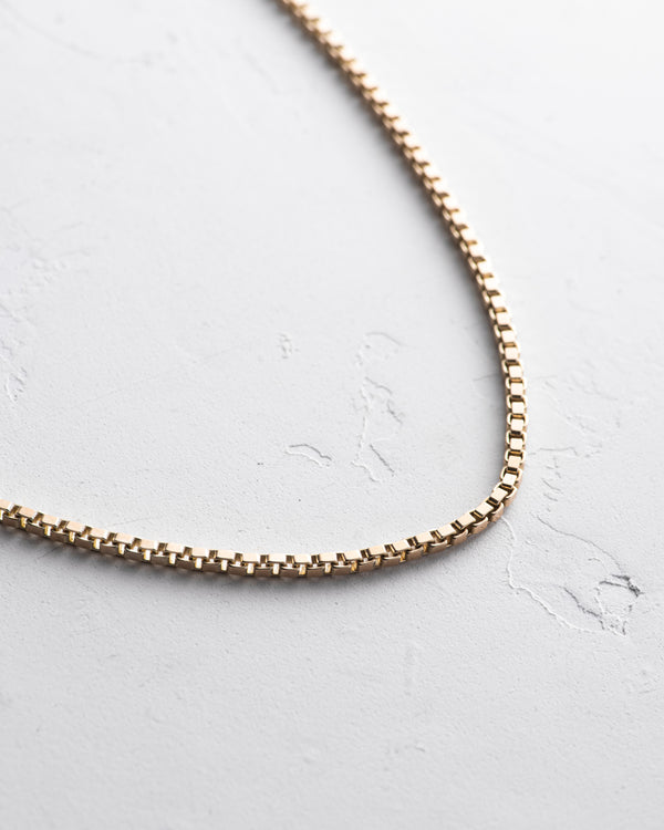 Chain CROSS (14k yellow gold)