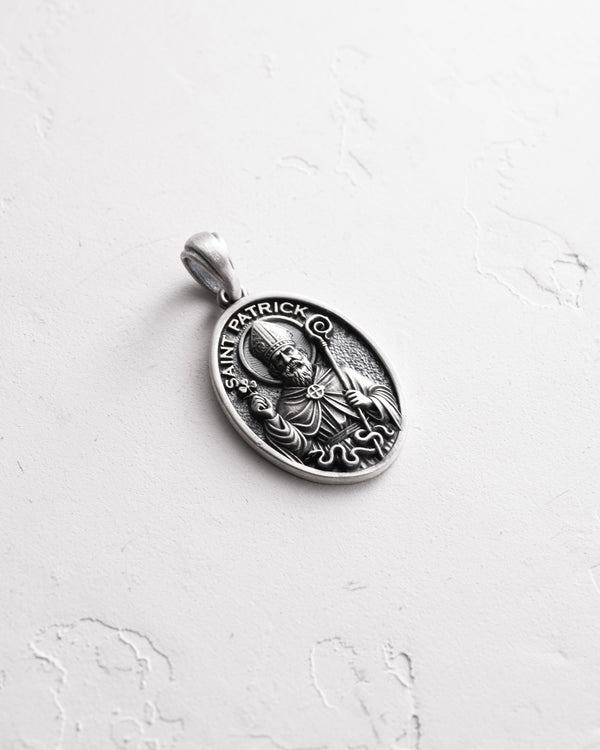 Silver pendant SAINT PATRICK