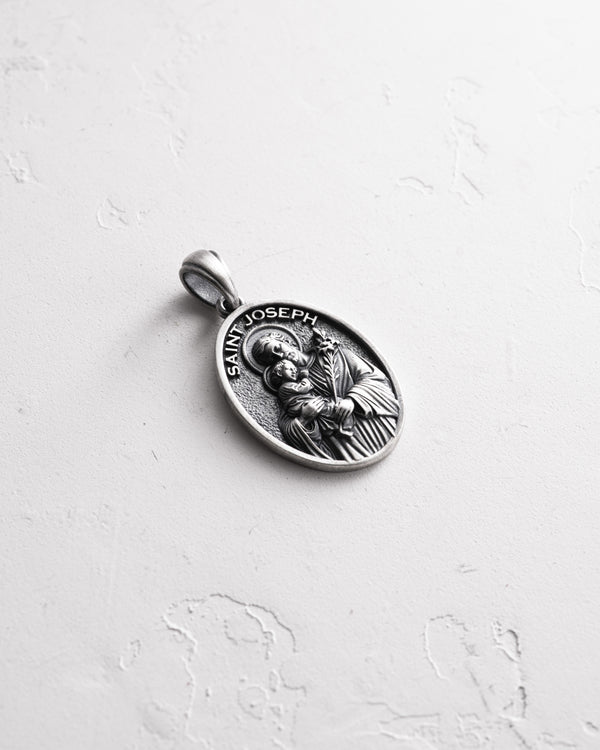 Silver pendant SAINT JOSEPH — product view 4