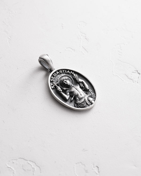 Silver pendant SAINT SEBASTIAN