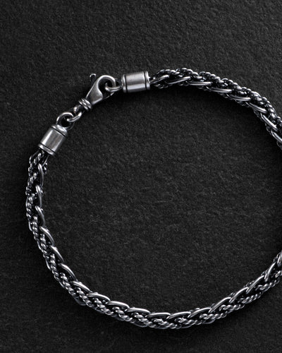 Silver bracelet ENTWINED