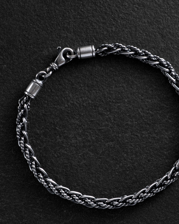 Silver bracelet ENTWINED