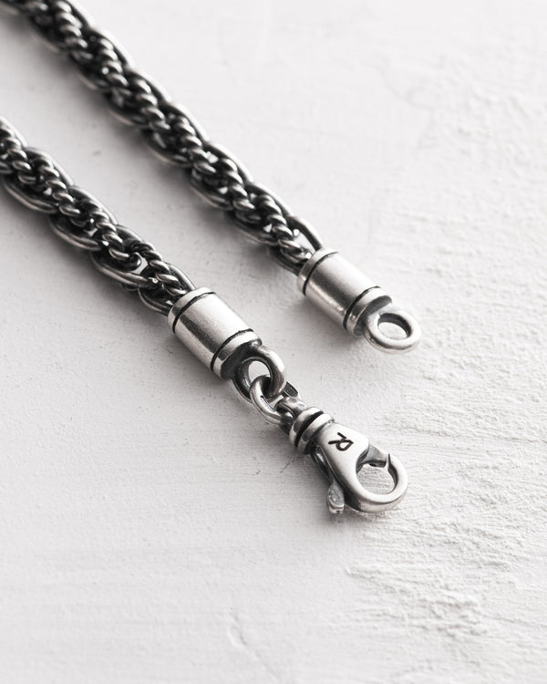 Silver bracelet ENTWINED — product view 3