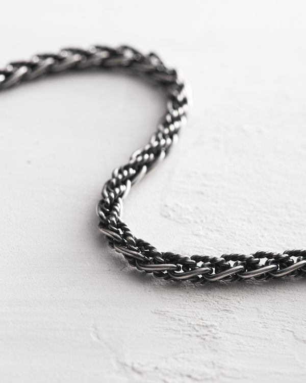 Silver bracelet ENTWINED — product view 4