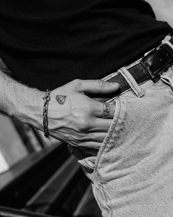 Bracelet en argent TURBEN