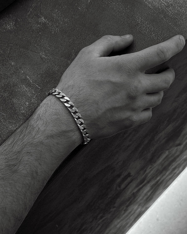 Silver bracelet TENACITÉ