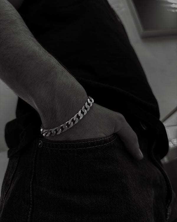 Silver bracelet TENACITÉ