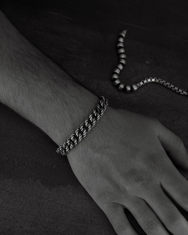 Silver bracelet DAPPER