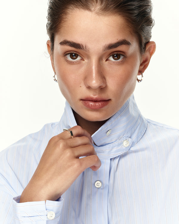 Silver hoop earrings CORE