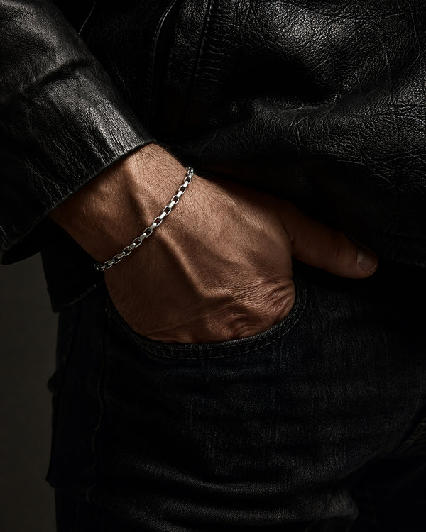 Silver bracelet ENDURING